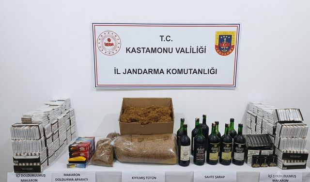 Kastamonu’da kaçakçılığa jandarma darbesi