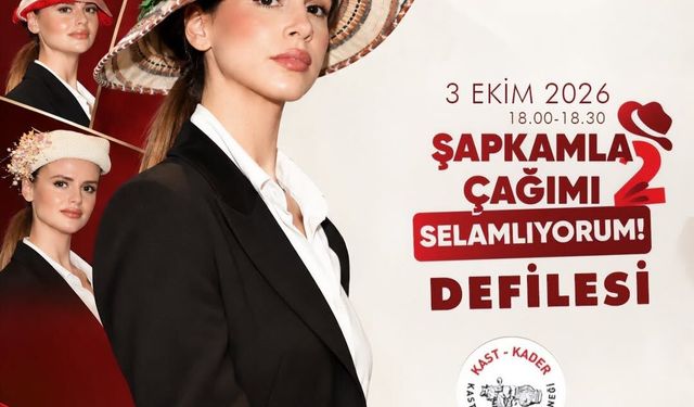 Kastamonulu kadınlardan 100. yıla özel şapka defilesi