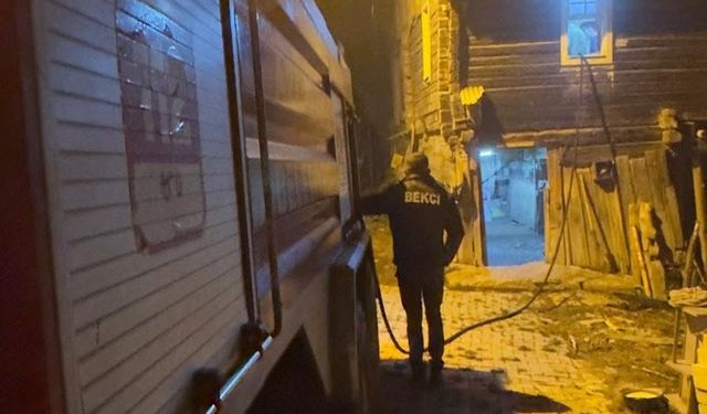 Kastamonu'nun ilçesinde köy yangını!