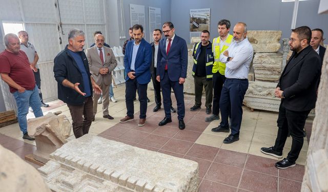 Pompeiopolis Antik Kenti’nde kazı çalışmaları yerinde incelendi
