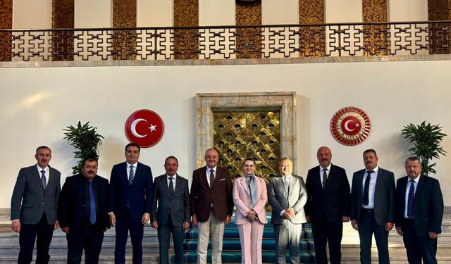KESOB yönetimi, Kastamonu milletvekilleriyle Meclis’te buluştu