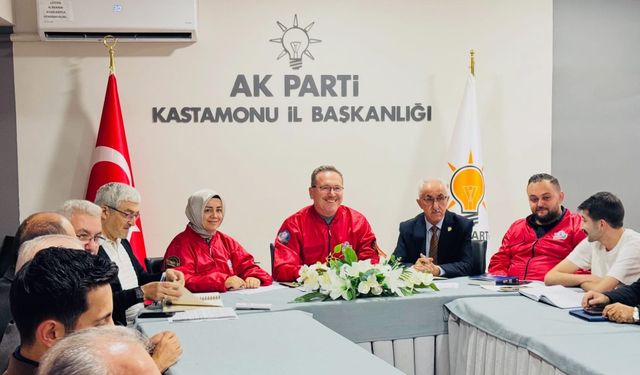 AK Parti Kastamonu, teşkilat çalışmalarını masaya yatırdı