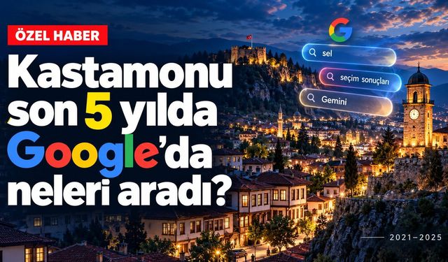 Kastamonu son 5 yılda Google’da neleri aradı?
