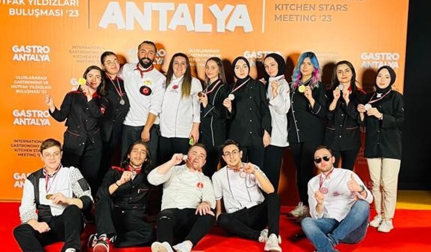 Kastamonu Üniversitesi Gastro Antalya'da 13 Ödülle Parlıyor