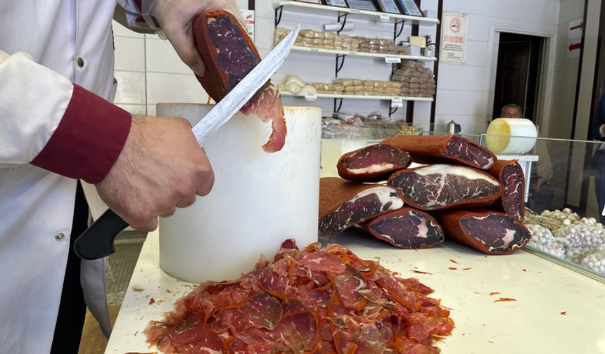 Kastamonu pastırmasının kilosuna 400 TL zam!