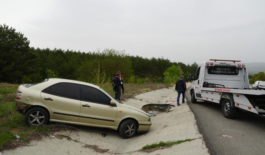 Kastamonu'da otomobil kaza yaptı: 1 yaralı