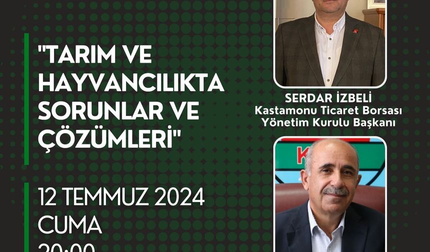 TV366'da Emin Eğri ile bu hafta: “Tarım ve Hayvancılıkta Sorunlar ve Çözümleri”