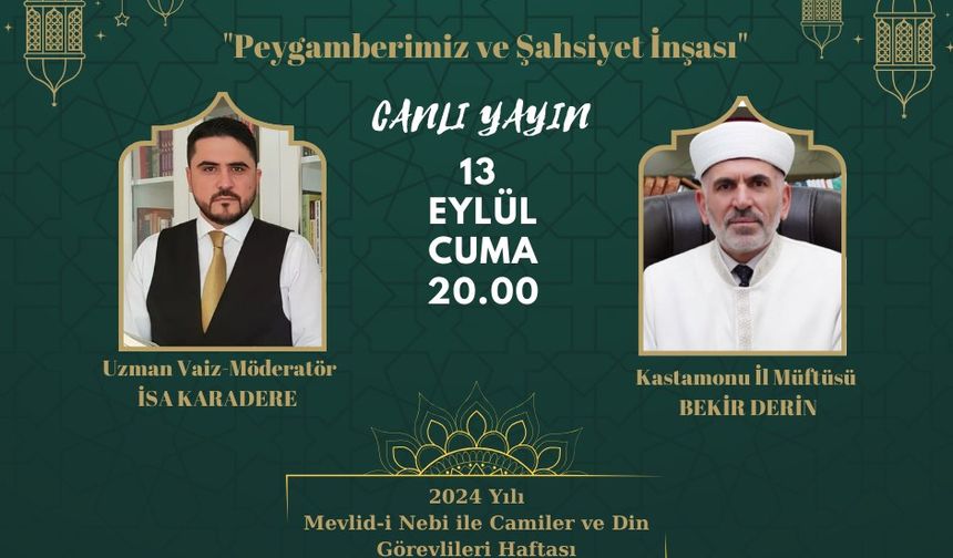 “Peygamberimiz ve Şahsiyet İnşası”