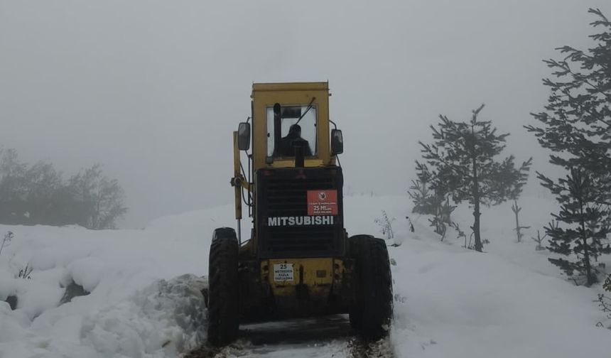 Kastamonu'da kar kalınlığı 50 santimetreye ulaştı