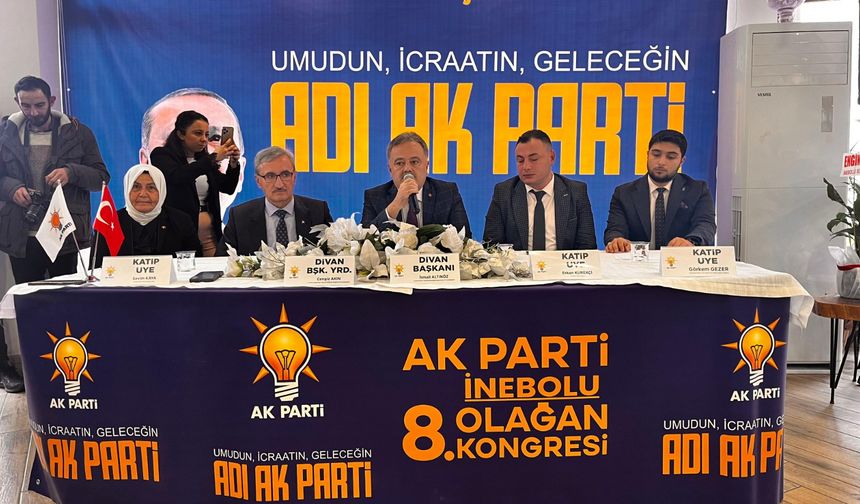 AK Parti İnebolu'da Mehmet Ali Kömürcü ile devam dedi