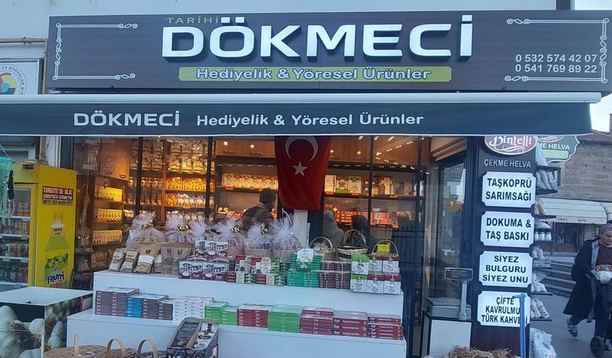 Dökmeci Helva, Doğal Ürün ve Hediyelik Eşya işyeri açıldı….