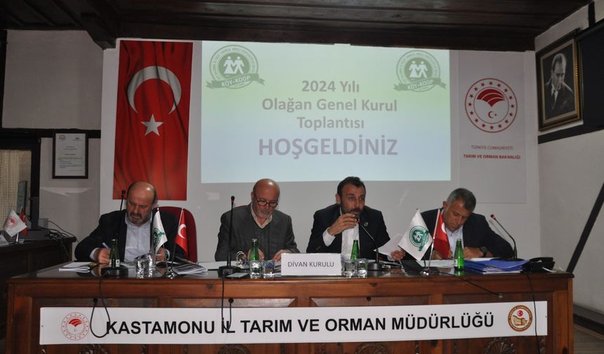 Kastamonu KÖY-KOOP Mali Olağan Genel Kurulu gerçekleştirildi