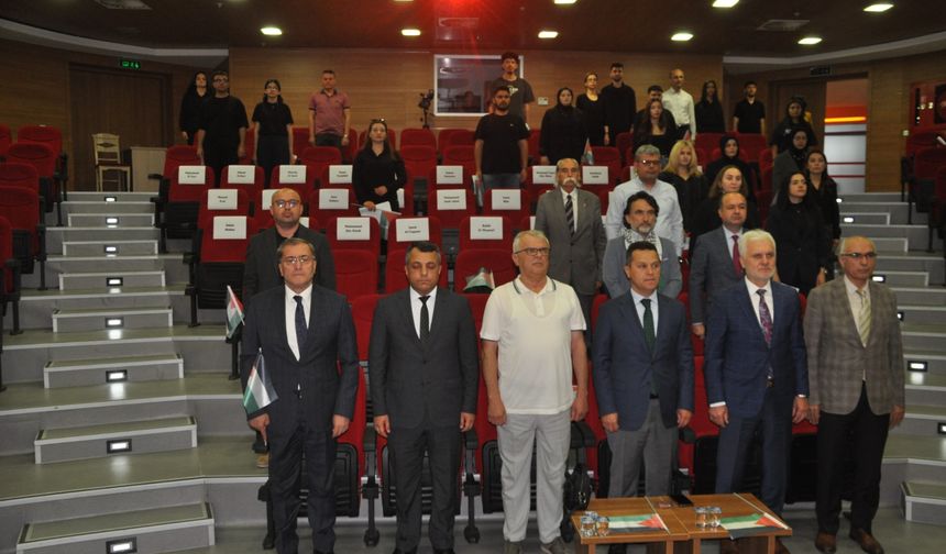 Filistin’de şehit olan gazeteciler Kastamonu'da anıldı