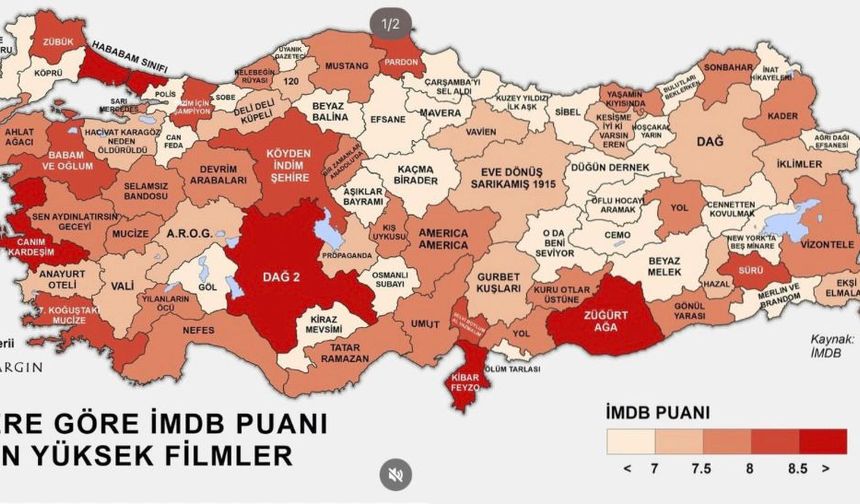 Kastamonu’da çekilen en başarılı film belli oldu
