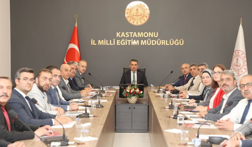 Kastamonu'da İlçe Milli Eğitim müdürleri toplandı