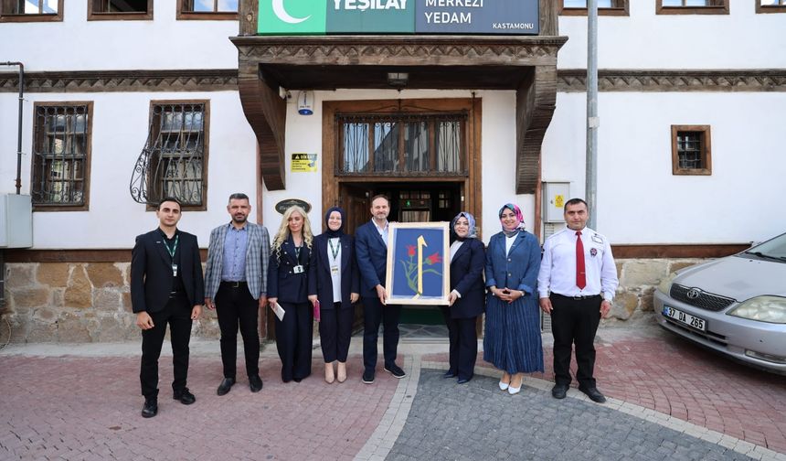 Yeşilay Genel Başkanı Mehmet Dinç Kastamonu'da