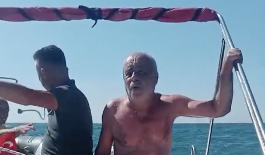 Boğulma tehlikesi geçiren şahsı vatandaşlar kurtardı