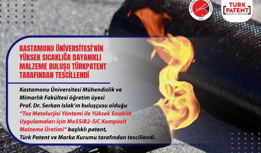 Kastamonu Üniversitesi'nin buluşu TÜRKPATENT’ten onay aldı