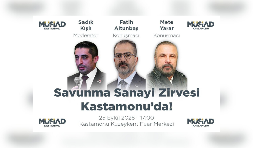 Kastamonu'da "Savunma Sanayi Zirvesi" Paneli TV366'da canlı yayınlandı