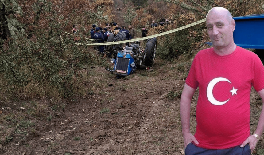 Kastamonu'da devrilen traktörün altında kalan sürücü öldü