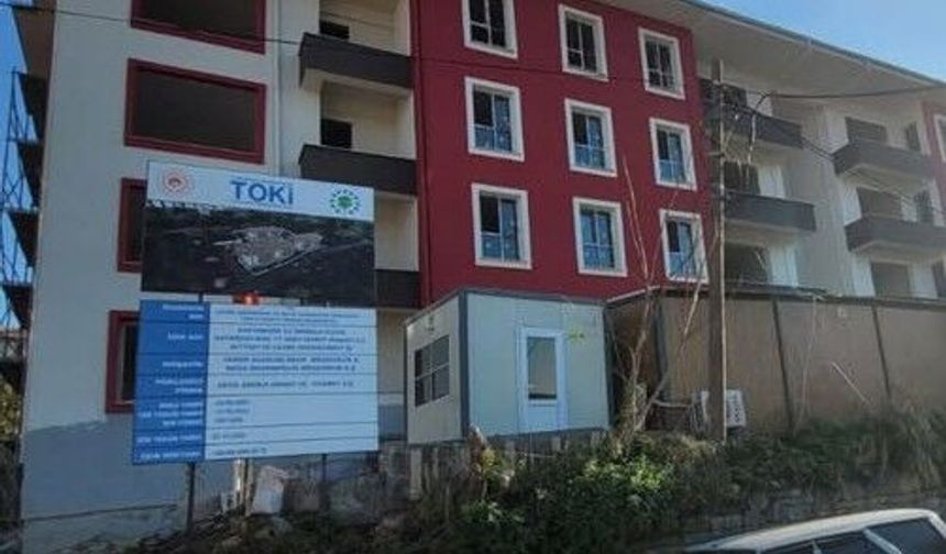 Kastamonu'da TOKİ inşaatı yarım kaldı!