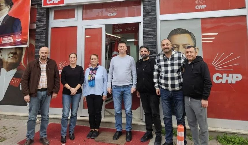 Cide CHP’nin İstanbul’dan ziyaretçileri vardı