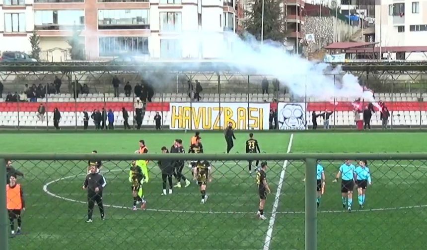 Cide-Kuzeykent maçı yarıda kaldı