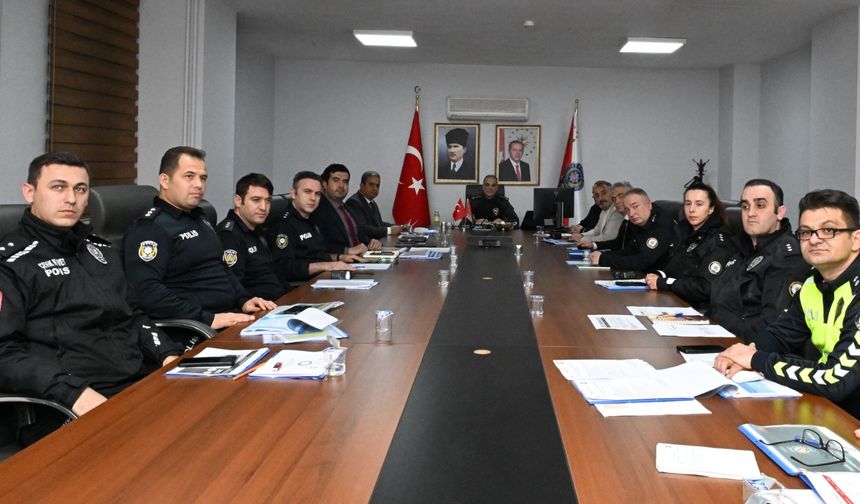 Kastamonu asayişi ve trafiği masaya yatırıldı