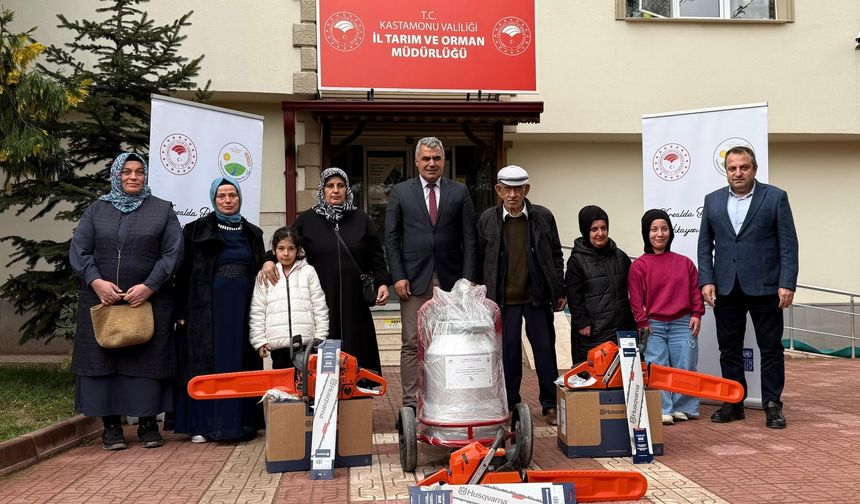 Kastamonu’da 100 kadın üreticiye destek sağlandı
