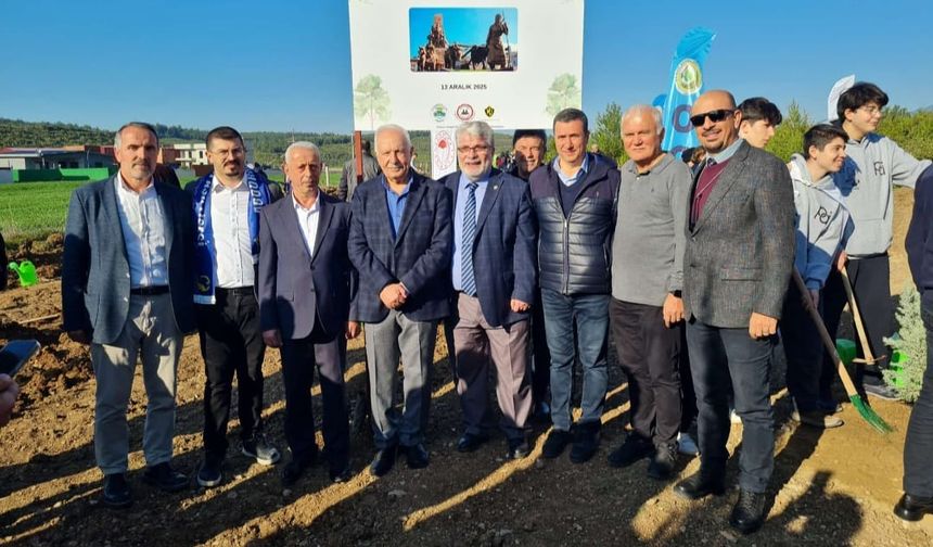 Kastamonulular İzmir’de 2 bin fidan dikti