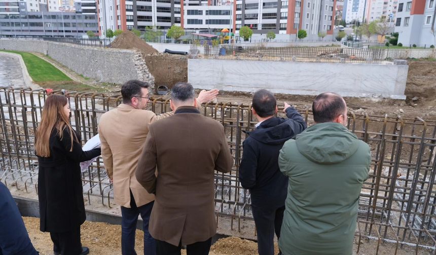 Kastamonu'nun yeni köprüsü Karaçomak üzerinde yükseliyor
