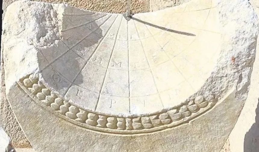 Pompeiopolis'teki güneş saati bilim tarihine ışık tutacak