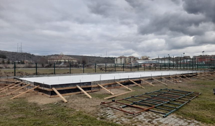 Seydiler’e FIFA standartlarında 'futbol sahası' yapılıyor