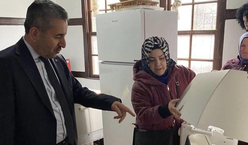 Müdür İriş, makine ve ekipmanları yerinde gördü