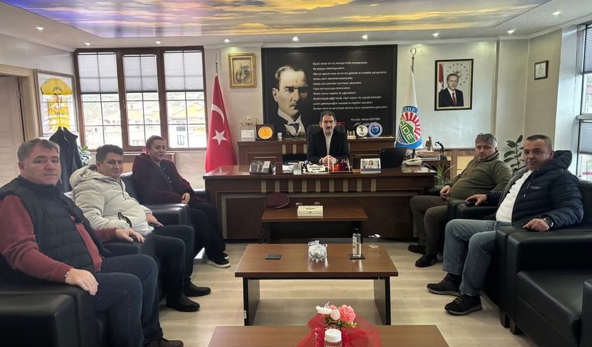 Cide Güç Birliği’nden Başkan Nejdet Demir’e ziyaret