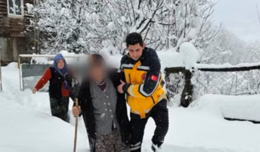 Cideli hastaya güçlükle ulaşıldı