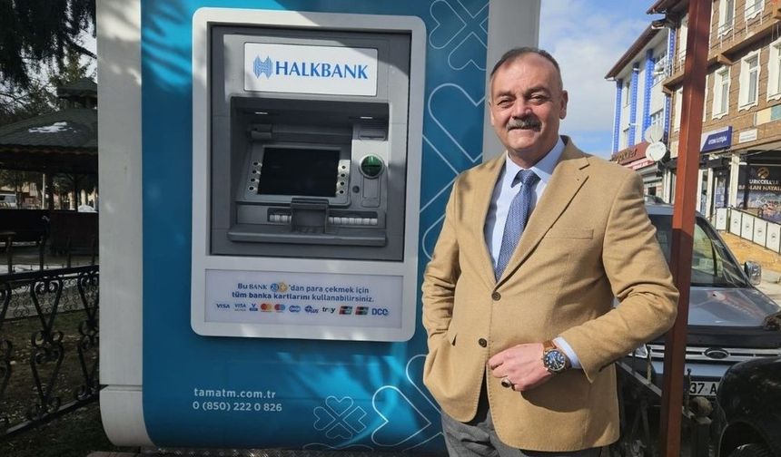 Devrekani'de esnafın talebi karşılıksız kalmadı, ATM geldi