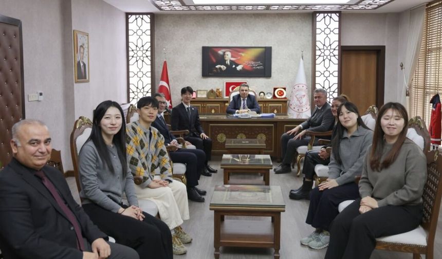 Güney Koreli eğitimciler Kastamonu’da deneyim aktardı