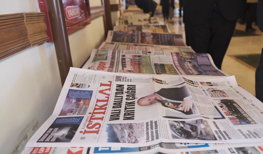 Kastamonu basınının 150 yıllık tarihi sergilendi