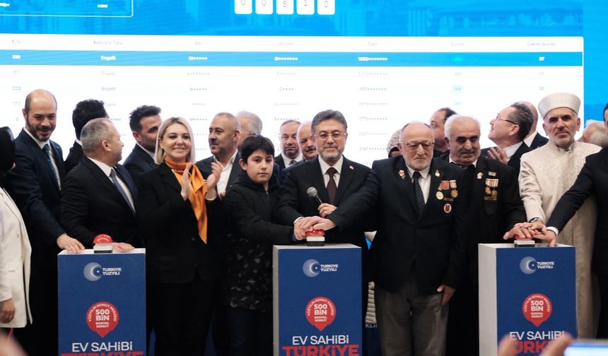 Kastamonu TOKİ konutlarında hak sahipleri belli oldu