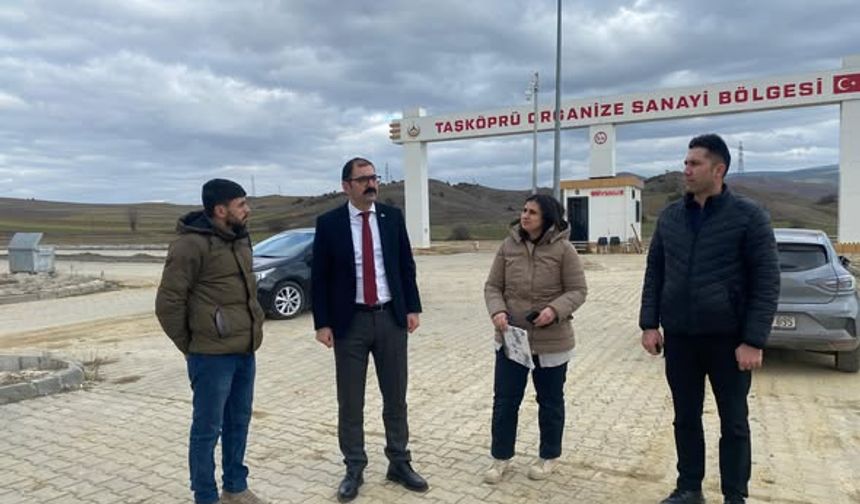Taşköprü Kaymakamı Demirdağ’dan OSB’ye inceleme