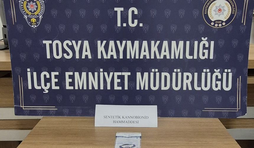 Tosya’da zehir operasyonu: 1 tutuklama