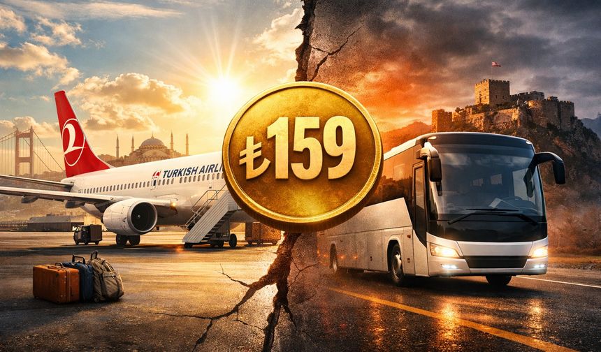 Kastamonu'da otobüse zam, uçağa kampanya: Fark 159 TL!