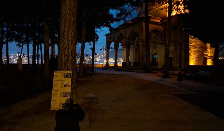 Kastamonu'da külliye karanlığa büründü