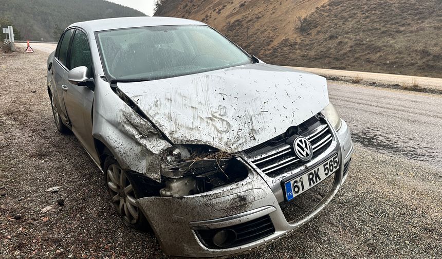 Ilgaz’a tatile giden aile kaza yaptı! 3 yaralı