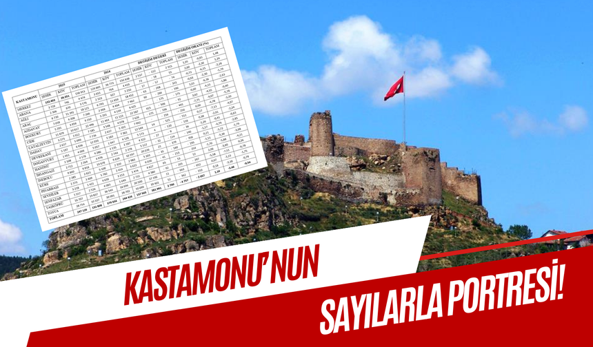 Kastamonu’nun sayılarla portresi!