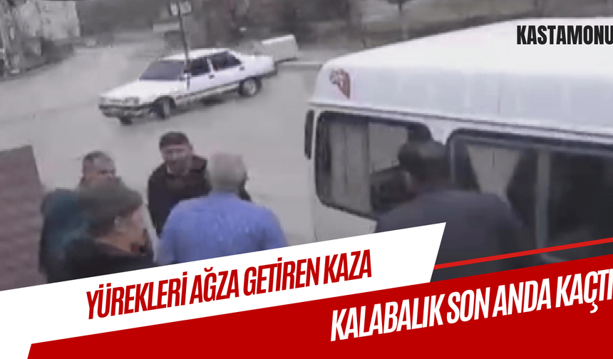 Kontrolden çıkan otomobil kalabalığın arasına daldı!