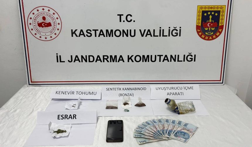 Kastamonu’da narkotik operasyonu: 9 şüpheli gözaltında
