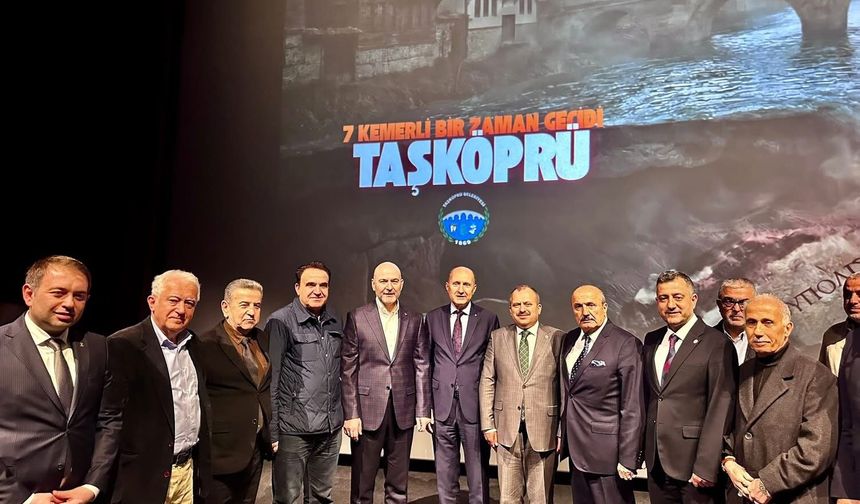 Süleyman Soylu, Taşköprü’nün tanıtım filmine övgüde bulundu