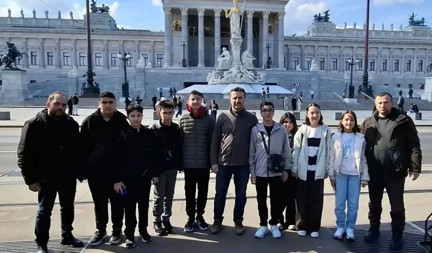 Kastamonulu öğrenciler Erasmus+ ile Viyana’da